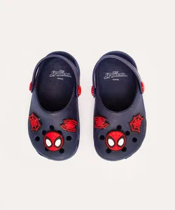 babuche infantil homem aranha azul marinho 22-23
