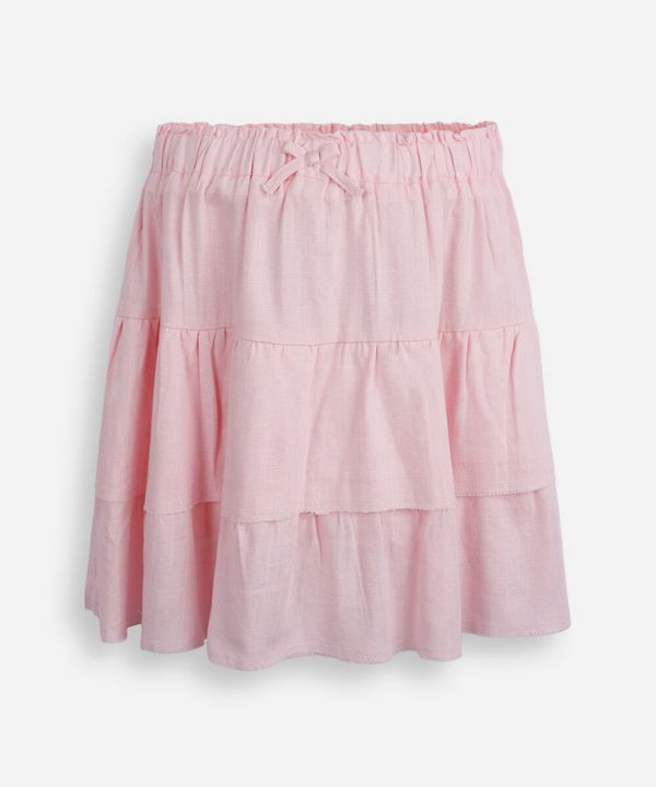 saia juvenil de viscose com marias rosa 14