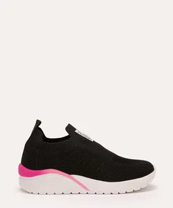tênis casual infantil pink cats calce fácil preto 34