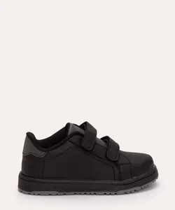 tênis infantil com velcro preto 25
