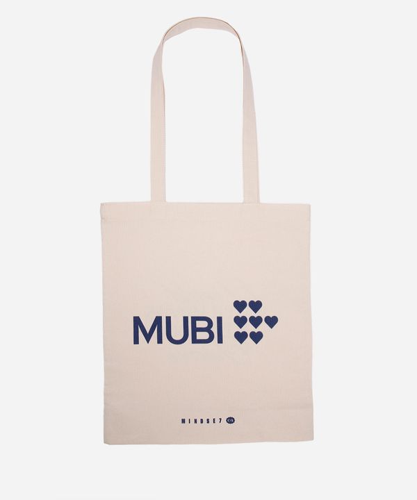 ecobag de algodão estampada mubi mindset bege UNICO