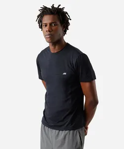 camiseta slim masculina de poliamida com recortes preta P