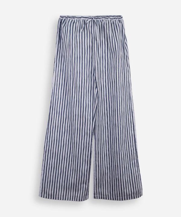 calça pijama juvenil de algodão listrada colorido 10