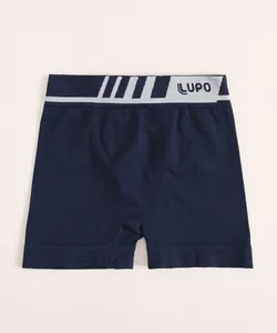 Cueca Infantil Lupo Boxer Sem Costura Azul Marinho G