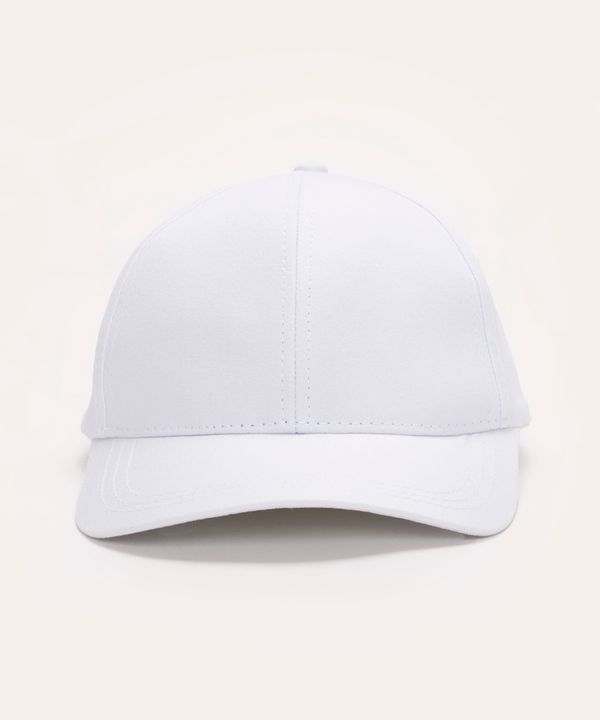 boné de sarja aba curva BRANCO UNICO