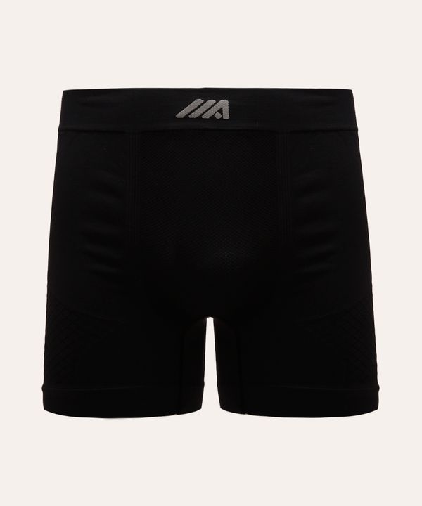 cueca boxer esportiva sem costura preta M