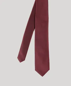 Gravata em Jacquard Vinho Único