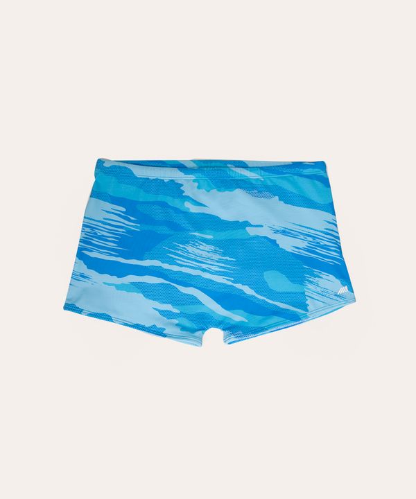 sunga estampada azul GG