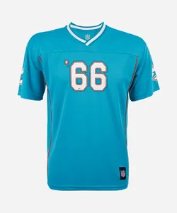 camiseta juvenil esportiva gola v dolphins nfl verde 12