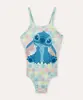 maiô infantil quadriculado stitch proteção uv colorido 12