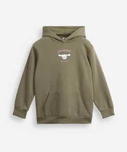 blusão de moletom juvenil com capuz cinnamoroll verde 10