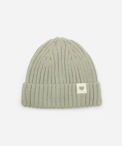 gorro infantil texturizado verde UNICO