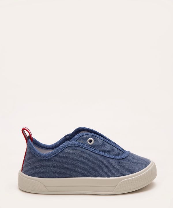 tênis infantil jeans azul médio 22