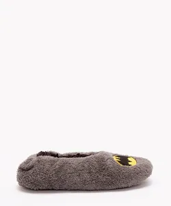 pantufa infantil sapatilha batman cinza escuro 23-24