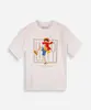 camiseta juvenil one piece luffy off white 10