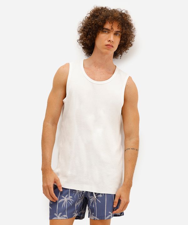 short masculino estampado cós elástico azul GG