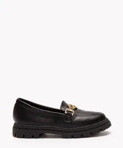 mocassim infantil coração molekinha preto 35