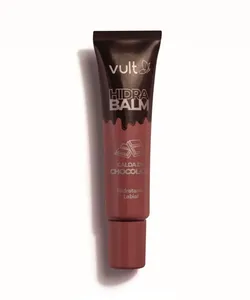 gloss labial vult hidra balm calda de chocolate 12ml marrom UNICO
