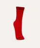 meia cano longo love vermelho 37-40
