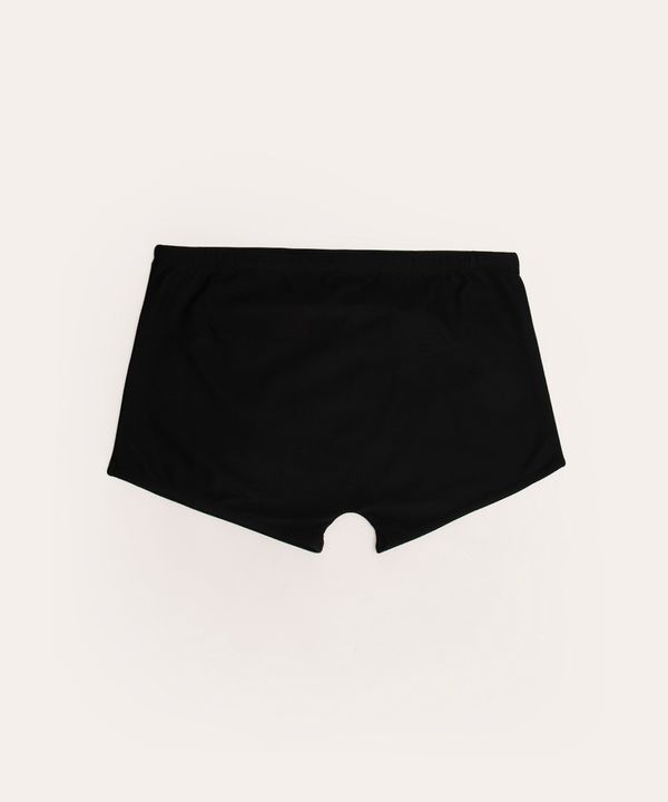 sunga boxer texturizada com proteção uv50 preta GG