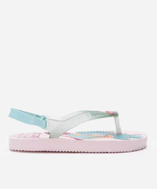 chinelo infantil pimpolho passarinho rosa 17-18