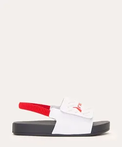 sandália infantil slide velcro rider vermelho 17-18