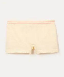 calcinha de algodão infantil com elástico off white G