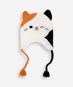 gorro infantil gatinho colorido UNICO