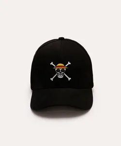 boné infantil aba curva maleável one piece preto UNICO
