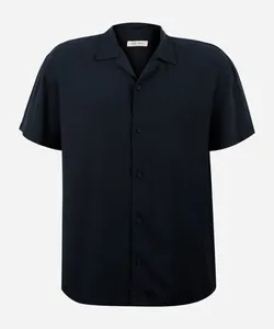 camisa juvenil oversized preta 16