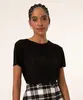 blusa de viscose manga curta disney preta M