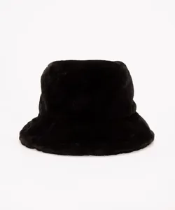 chapéu bucket sherpa preto Único