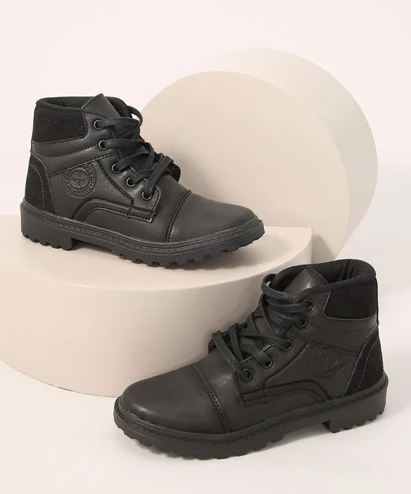Bota Coturno Infantil Ollie Preta 34