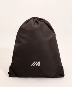 mochila sacola academia esportivo preto Único
