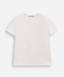 blusa infantil de poliamida manga curta off white 10