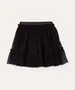 saia tule infantil halloween glitter preto 1