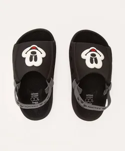 sandália infantil lilo e stitch com elástico azul - preto 19