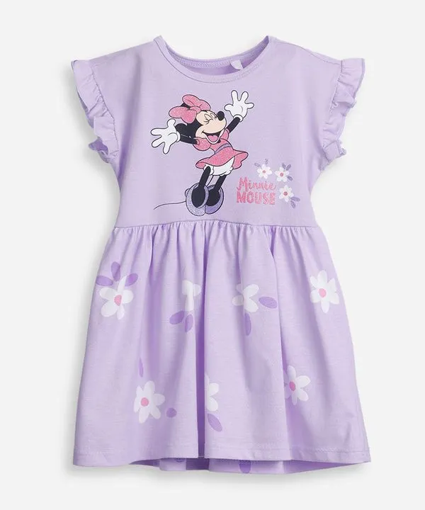 vestido infantil minnie lilás 4