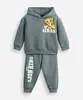 conjunto infantil de moletom simba verde 2