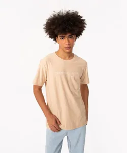 camiseta flamê tropical soul manga curta bege PP
