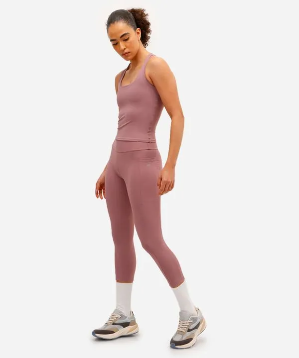 calça legging com bolso esportiva rosa P