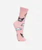 meia cano alto infantil hello kitty colorido 26-29