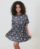 Saída de Praia Infantil Cia. Marítima Estampada Boho Chic com Proteção UV50+ Manga Curta Azul Marinho 6