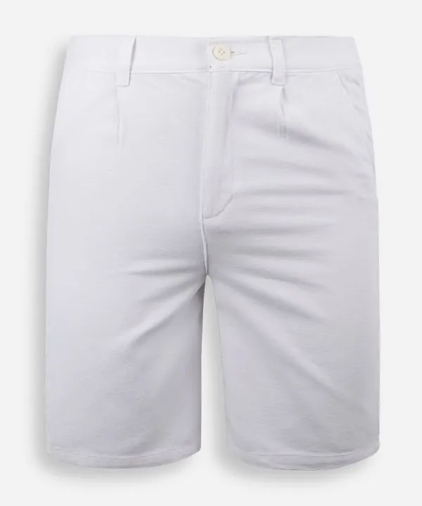 bermuda juvenil reta com bolso off white 12