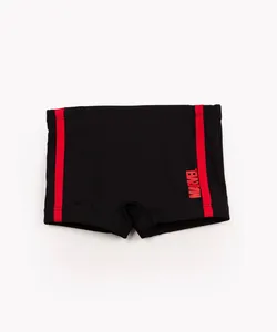 sunga boxer infantil marvel proteção uv preto 10