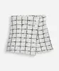 short saia infantil de tweed texturizado off white 5