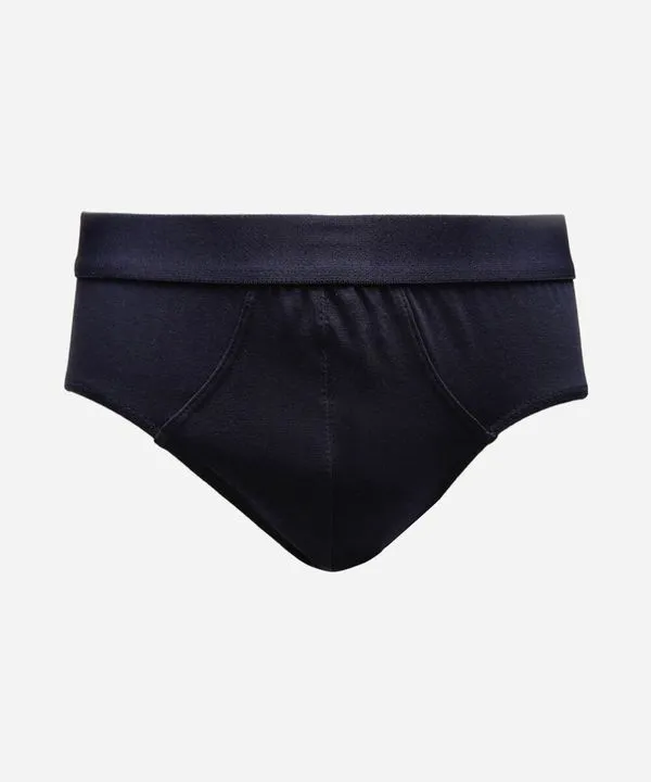 cueca slip masculina de algodão mash azul G
