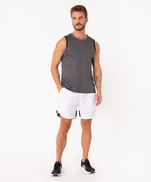 short recorte esportivo branco GG