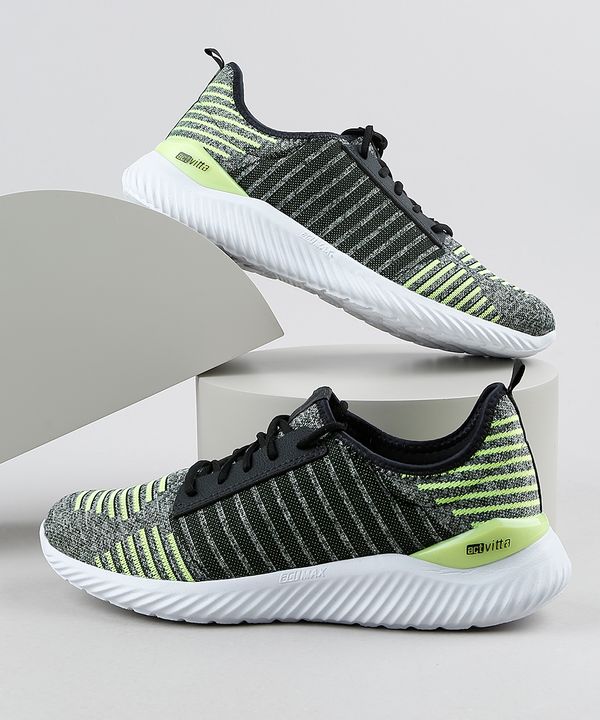 Tênis Masculino Actvitta Knit Esportivo Preto 39