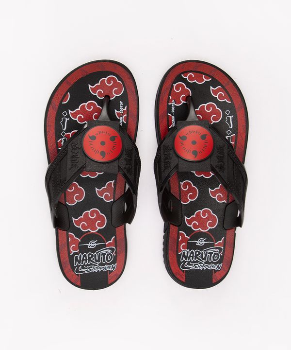 chinelo de dedo naruto preto 29-30